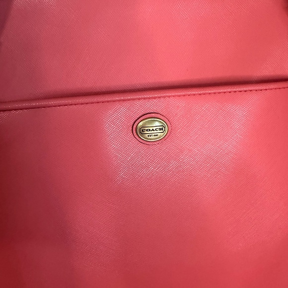 Coach Peyton Leather Jordan Double Zip Carryall tote/crossbody - Picture 2 of 16